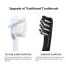 Ultra Soft Adult Toothbrush 2 Pack - Extra Soft Bristles for Sensitive Teeth - Good Cleaning Effect, Oral Gum Recession - Black+White - Buy Online on GoSupps.com