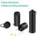 OPRET Waterproof Pill Keychain - Compact 3-Compartment Tablet Box for Travel - Black - Buy Online on GoSupps.com
