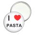 I Love Pasta - 77mm Round Compact Mirror