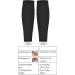 Medical Grade Calf Compression Sleeves - 20-30mmHg Graduated Pressure for Swelling, Varicose Veins, Shin Splints - Footless Compression Socks - Black, Size L - Buy Online on GoSupps.com
