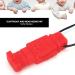 Buy Food Grade Silicone Baby Teether Safe Teething Aid & Chew Pendant Necklace (Red) for Infants - Buy Online on GoSupps.com