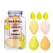 Luxury 7-Piece Microfiber Makeup Sponge Set: Buildable Coverage for Liquid & Cream Foundation - Achieve a Natural Airbrushed Finish - Foundation Sponge - Makeup Sponge Set - B&R MALL (Yellow)