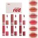 LAMUSELAND Matte Lipstick Set 6 Colors Nude Long-lasting Velvet Waterproof Non-Stick Cup Lip Gloss Kit Makeup Gift Kit for Women and Girls (011)