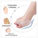 Halluee Hallux Valgus Toe Spreader for Men & Women - Silicone Toe Straightener (1 Pair) - Relieve Foot Pain & Correct Bunions - Buy Online on GoSupps.com
