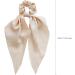 scicent Satin Scrunchies 5 Pieces Solid Silk Long Hair Ribbons Knotted Hair Bows Long Tails Scarf Hair Ties Elastics Rubber Ponytail Holders Accessories for Women Girls - 24012 - Buy Online on GoSupps.com