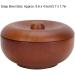 YFFTTKD Wooden Shaving Brush Bowl - Durable 9.6x4.5cm Stainless Steel & Rubber Wood | Perfect for International Shipping - Buy Online on GoSupps.com