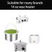 FIGHTART 500cc Wax Pot Replacement Inner Pan Tin Container - Hair Removal Waxing Can 14oz - Buy Online on GoSupps.com