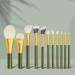11-Piece Wool Makeup Brush Set - Premium Loose Powder & Eye Brushes for Flawless Beauty | International Shipping Available - Buy Online on GoSupps.com