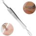 Blackhead Acne Remover Tweezers Double Headed Steel Whitehead Comedone Bend Clip Practical - Buy Online on GoSupps.com
