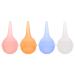 Fuyamp 4 Pcs Baby Nasal Aspirator Nasal Aspirator Newborn Baby Nose Sucker Baby Nose Cleaner Baby Nasal Cleaner Mucus Removal for Newborns and Toddlers (4 Colors) Pink+orange+blue+white