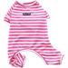 Classic Striped Pajamas for Dogs & Cats - Bt Bear Fat - Soft Cotton Costume for Pugs French Bulldogs & Small Breeds - Medium Hot Pink - Buy Online on GoSupps.com