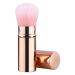 Portable Makeup Brush Small Multipurpose Cosmetics Brushes | Portable Face Makeup Brushes Beginner Friendly Powder Brush for Home Travel Gold