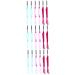 Didiseaon 18 Pcs Collapsible Eyelash Comb Mascara Comb Brush Eye Mascara Eyelash Separator Eyelash Mascara Folding Eyelash Comb Eyebrow Shaper Eyelash Brush Makeup Grooming Tool Plastic 10x1.5cmx3pcs