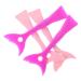 4 pi ces Pochoirs Silicone R utilisables pour Maquillage des Yeux Aide Au Trac Eyeliner Fard Paupi res et Sourcils Outil Facile pour D butants Protection Anti-bavure et Contour
