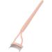 Mascara Comb Arc Shape Stainless Steel Teeth Pink Straight Handle Eyelash Brush Separator For Lady Makeup - Buy Online on GoSupps.com