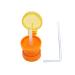 Spill Proof Water Bottle Straw Cap Portable SodaWater Bottle Twist Cover Cap with Straw for Children Adults Bottle Cap Spout Adapter with Straw Protects Kids Mouth No Spill Silicone Water Bottle