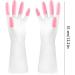 KKRAUS 3 Pairs Long Cuff Cleaning Gloves Household Dishwashing Gloves Reusable Kitchen Rubber Gloves Non-Slip Washing Up Gloves (Color : Pink Size : A) - Buy Online on GoSupps.com