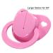 CutiePlusU Adult Pacifier Dummy 3-Pack - Big Shield Design (Pink/Blue/Black) - Buy Online on GoSupps.com