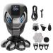 Head Shavers for Bald Men 5 in 1 4D Men's Rechargeable Bald Head Electric Shaver 7 Floating Cutter Beard Nose Ear Hair Trimmer Men Facial Cleaning Brush US Plug Version a Silver