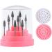 POPETPOP 1pc 48 Nail Drill Bits Holder Display Holder Stand Nail Grinding Head Storage Nail Bit Holder Container Manicure Drill Bits Holder Nail Display Stand Bracket Box Multicolor Size 1 Pink - Buy Online on GoSupps.com