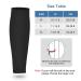 Calf Compression Sleeves 20-30mmHg Graduated Pressure for Swelling & Varicose Veins - Black-M - Buy Online on GoSupps.com