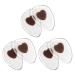 LALAFINA 3 Pairs Water Pattern Forefoot Pad Ball of Foot Cushions Foot Cushion Insoles High Heel Cushion Inserts Women Heel Inserts Metatarsal Cushions Foot Pads Foot Ball Gel Miss Damping 9.2x6.3cm Coffee