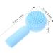 Healeved Face Pore Handheld Brush Facial Brush Silicone Bristles Face Cleaning 11.20X5.10X3.50CM Blue - Buy Online on GoSupps.com