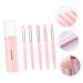 Buy Eye Shadow Brush Set - Eyeliner & Makeup Brush Holder Kits | Pink ABS Handle | International Shipping - Buy Online on GoSupps.com