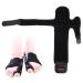OKAT Big Toe Straightener Discomfort Relief Bunion Corrector 2Pcs/Set Black for Woman Man Black M Code