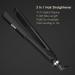 3 IN 1 Heated Styling Tool - Straightening Brush Crimper & Flat Iron for Smooth Anti-Frizz Hair | Electric Hot Styling Brush (Black) - International Shipping Available - Buy Online on GoSupps.com