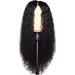 Tianbi 61 cm Curled Wig - Long Loose Lace Closure Brazilian Curly Front Wig for Black Women | Heat-Resistant Virgin Hair - Buy Online on GoSupps.com