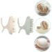 Tovinanna 2-in-1 Shampoo Brush & Massage Comb - Hair Scalp Washer for Wet & Dry Use - TPE Cleaning Brush Solution - Buy Online on GoSupps.com