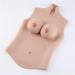 Knobco High Collar Silicone Breast Forms - Realistic Prosthesis for Mastectomy Weddings Halloween & Cosplay - Brown Skin Size C - Buy Online on GoSupps.com