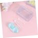 Solustre 4-Piece Mini Container Set for Colored Contact Lenses | Eye Care Holder & Carrying Bag - Buy Online on GoSupps.com