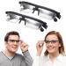 Adjustable focus glasses dial vision close and distant view vision adjustable glass hd zoom adjustable degree -6.00 to +3.00 reading glasses distance reading glasses for men women drive older (2 pc)