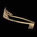 Royal Crystal Tiara Crown - Wedding Bridal Princess Headband in Gold - Buy Online on GoSupps.com