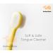 Smiling Whale Extra Soft Nano Toothbrush for Toddlers & Children - Gentle Micro Bristles, Tongue Cleaner - Yellow - Buy Online on GoSupps.com