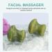 Uonlytech Skin Care Tools - 2pcs Jade Roller & Mushroom Tools for Wrinkle Removal | Home Spa Green Skincare - Buy Online on GoSupps.com