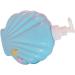 Fabater Bath Dispenser Bottle Body Wash Pump Bottle Food Grade ABS Plastic Refillable for Hotel (Shell Shape One Size) - Buy Online on GoSupps.com
