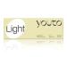 Youto daily lenses with blue light filter 30 pieces help to reduce the feeling of tired & dry eyes -daily contact lenses with BC 8.7 mm dia 14.0 mm UV protection & pleasant wear -6.00 diopttries 1 piece (30 pack)