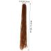 SKISUNO Dirty Little Braids Hair Wig Natural Wig Long Dreadlocks Wig Extenstions Women Hairpiece Extensions Synthetic Dreadlock Extensions Men Wig Fashion Hairpiece Dreadlocks 90X8CM Brown - Buy Online on GoSupps.com