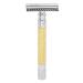 Double-Sided Zinc Alloy Safety Razor - Eco-Friendly Non-Slip Travel & Home Use for Men - Gold - Buy Online on GoSupps.com