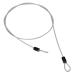 Security Steel Cable, Double Looped Stainless Steel Security Lock Cable for , Loop Cable Scooter Lock(Silver )
