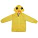 Baby Duck Raincoat Summer Baby Boy Girl Duck Waterproof Cute Cartoon Hoodie Zipper Lightweight Rainwear Coat Outfit(100)