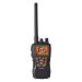 Cobra MR HH500 FLT BT Handheld Floating VHF Radio  6 Watt, Bluetooth, Submersible, Noise Cancelling Mic, Backlit LCD Display, Memory Scan, Black