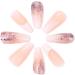Coffin False Nails Natural Fake Nails French Press on Nails Ballerina Acrylic Stick on Nails 24pcs for Women and Girls (Color : Multi-colored Size : 26 Piece Set) - Buy Online on GoSupps.com