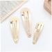 TOSSPER 6-Piece Water Drop Shape Hair Clips - Stylish Oval Snap Hairpins for Women Metal Slip Hair Barrettes & DIY Hair Accessories - Buy Online on GoSupps.com