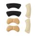NOLITOY 3 Pairs Anti Drop Heel Half Size Pad Feet Care Heel Pads High Heel Inserts Heel Grips Heel Pads Shoe Inserts Liners Leather Shoe Grips Heel Cushion Pad Foam 4d Foot Follow up