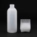RIYAN Hair Dye Bottle Plastic Bottle Applicator Dispensing Salon Hair Coloring Dyeing Hairdressing Dye Tool White 120Ml - Buy Online on GoSupps.com