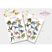 24x Pre-cut Dinosaur Watercolour 5cm Edible Wafer Card Standing Cupcake Toppers Birthday Party Cake Decorations - Buy Online on GoSupps.com